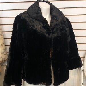 Luxurious Black Fur Jacket